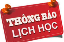 Thông báo lịch học lớp nghiệp vụ khai hải quan K43 Thông báo lịch học lớp nghiệp vụ khai hải quan K43