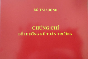 Lịch nhận chứng chỉ lớp bồi dưỡng kế toán trưởng hành chính sự nghiệp Lịch nhận chứng chỉ lớp bồi dưỡng kế toán trưởng hành chính sự nghiệp