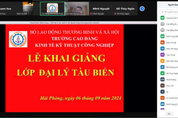 Thông báo tuyển sinh lớp Đại lý tàu biển khóa ngày 13/9/2024 Thông báo tuyển sinh lớp Đại lý tàu biển khóa ngày 13/9/2024