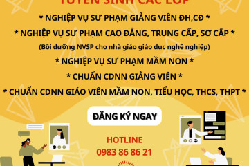 Khóa Học Cấp Chứng Chỉ Nghiệp Vụ Sư Phạm Khóa Học Cấp Chứng Chỉ Nghiệp Vụ Sư Phạm