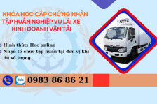 Mở khóa tập huấn nghiệp vụ lái xe kinh doanh vận tải Mở khóa tập huấn nghiệp vụ lái xe kinh doanh vận tải
