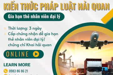 Tuyển sinh khóa học Bổ sung kiến thức Pháp luật hải quan Tuyển sinh khóa học Bổ sung kiến thức Pháp luật hải quan